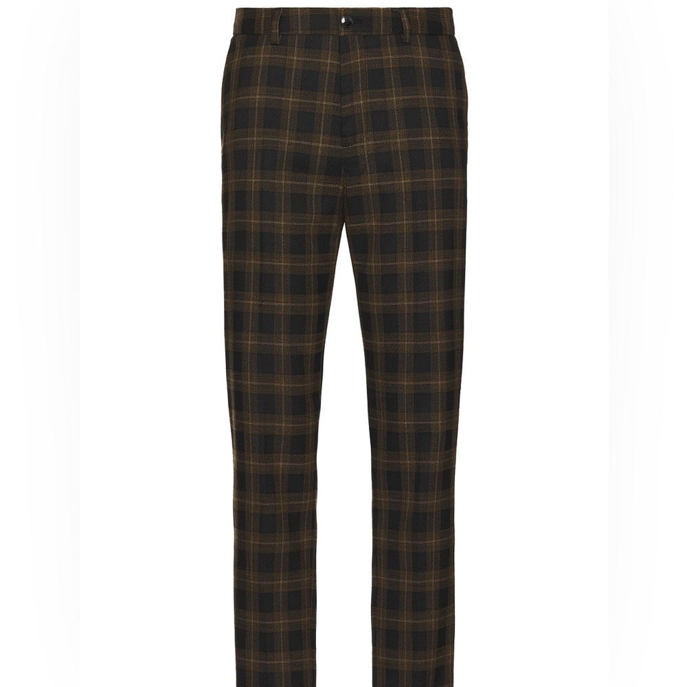 SCOTCH & SODA plaid wool trousers